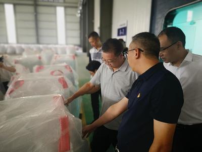 黃勇同志率隊到黔南高新技術開發(fā)區(qū)調(diào)研裕能新能源電池材料項目